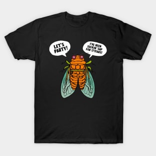 Party Cicada 2024 Entomology Cicada Brood Cicada Fest T-Shirt